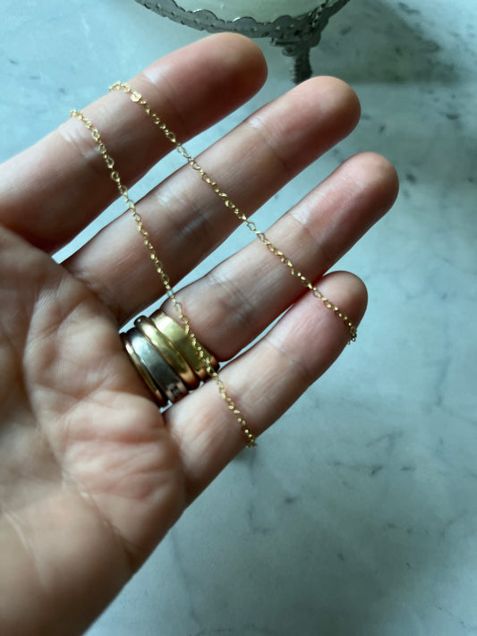 Cadena corazones 40cm