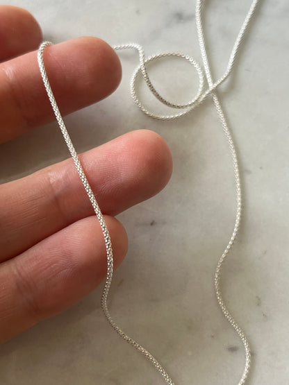 Cadena espuma plata 45cm