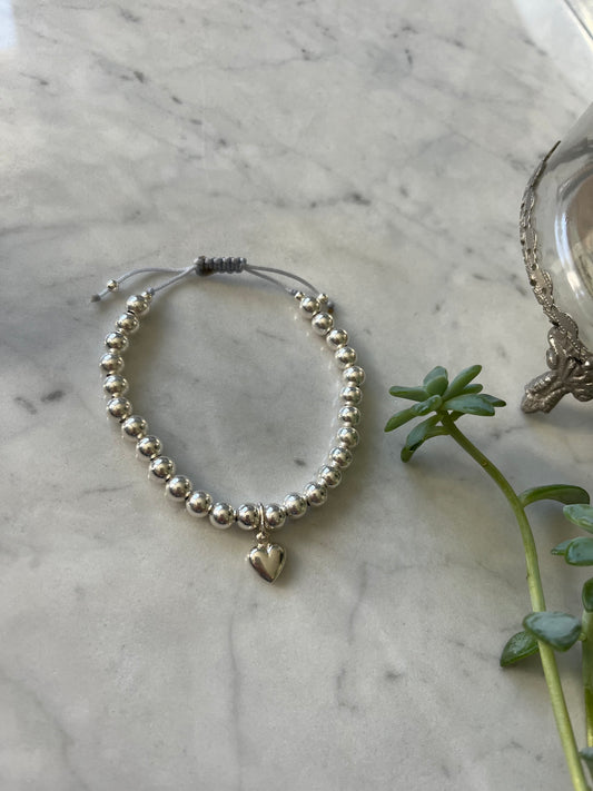 Pulsera Corazón ❤️ en Plata ✨