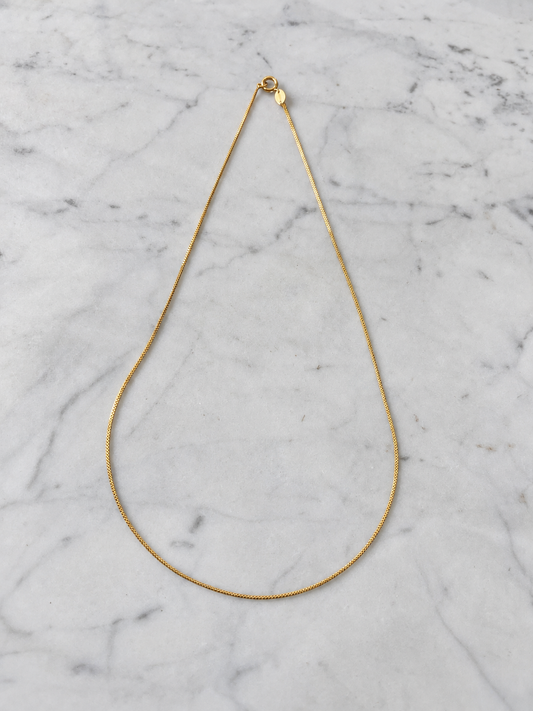 Cadena veneciana baño de oro 24k 40 cm – Ana Diseño