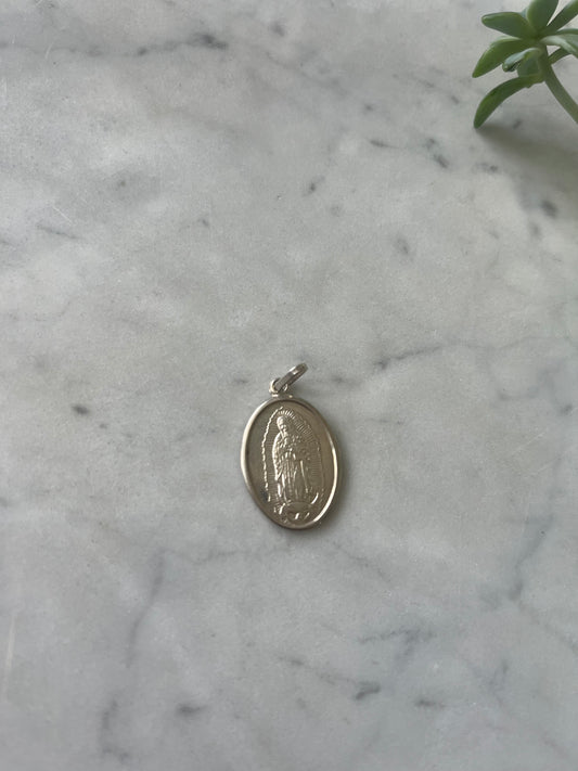 Medalla Virgen de Guadalupe en Plata 925