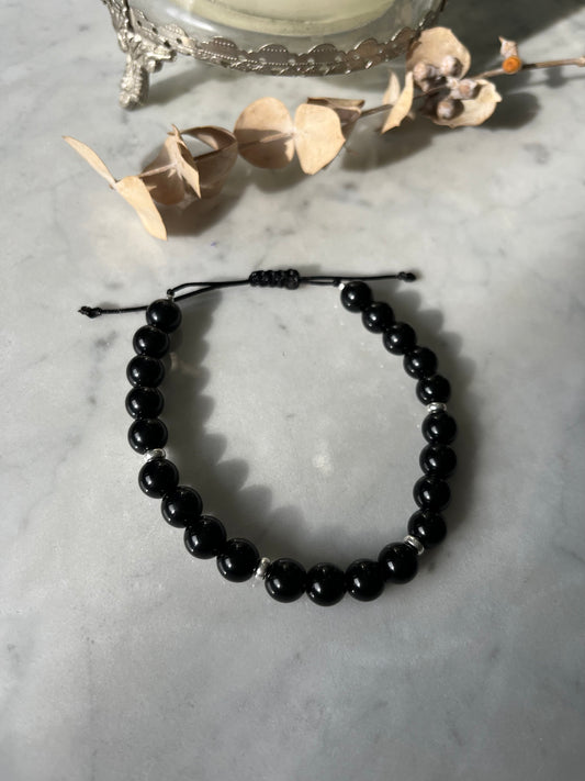 🖤 Pulsera Onix Black brillante ellos