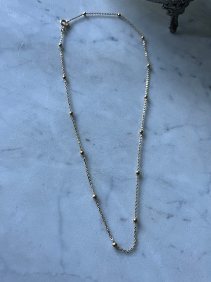 Cadena 40cm baño de oro