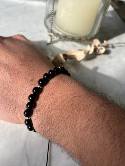 🖤 Pulsera Onix Black brillante ellos