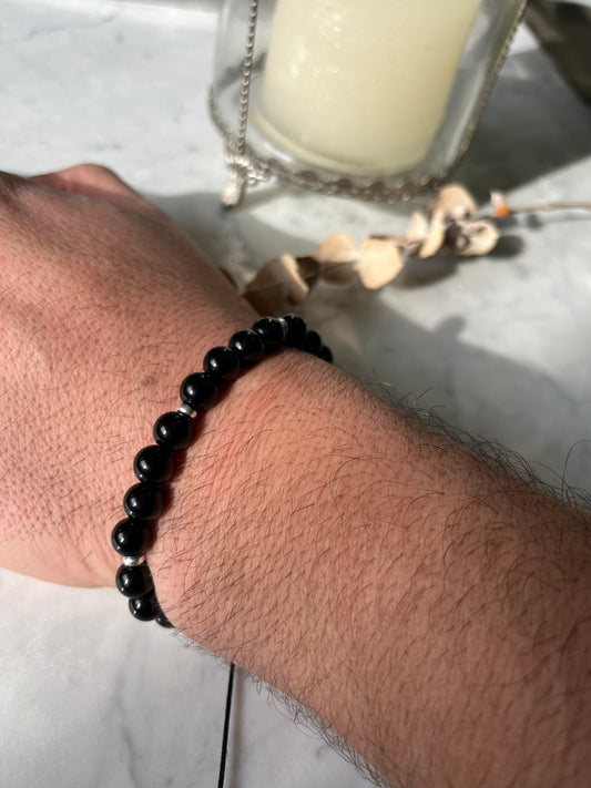 🖤 Pulsera Onix Black brillante ellos