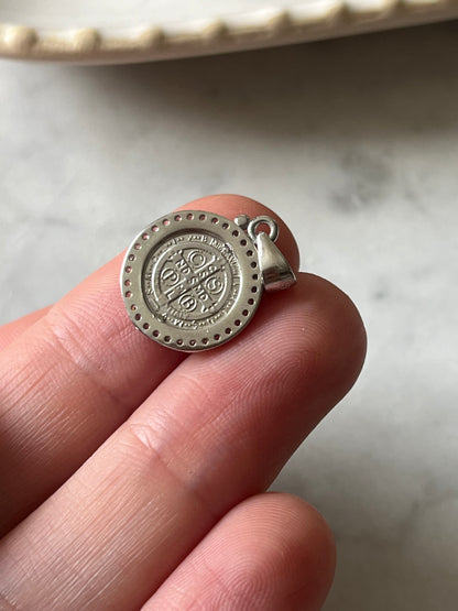Medalla San Benito en plata