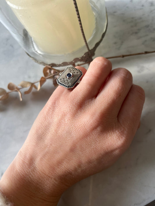 Anillo plata