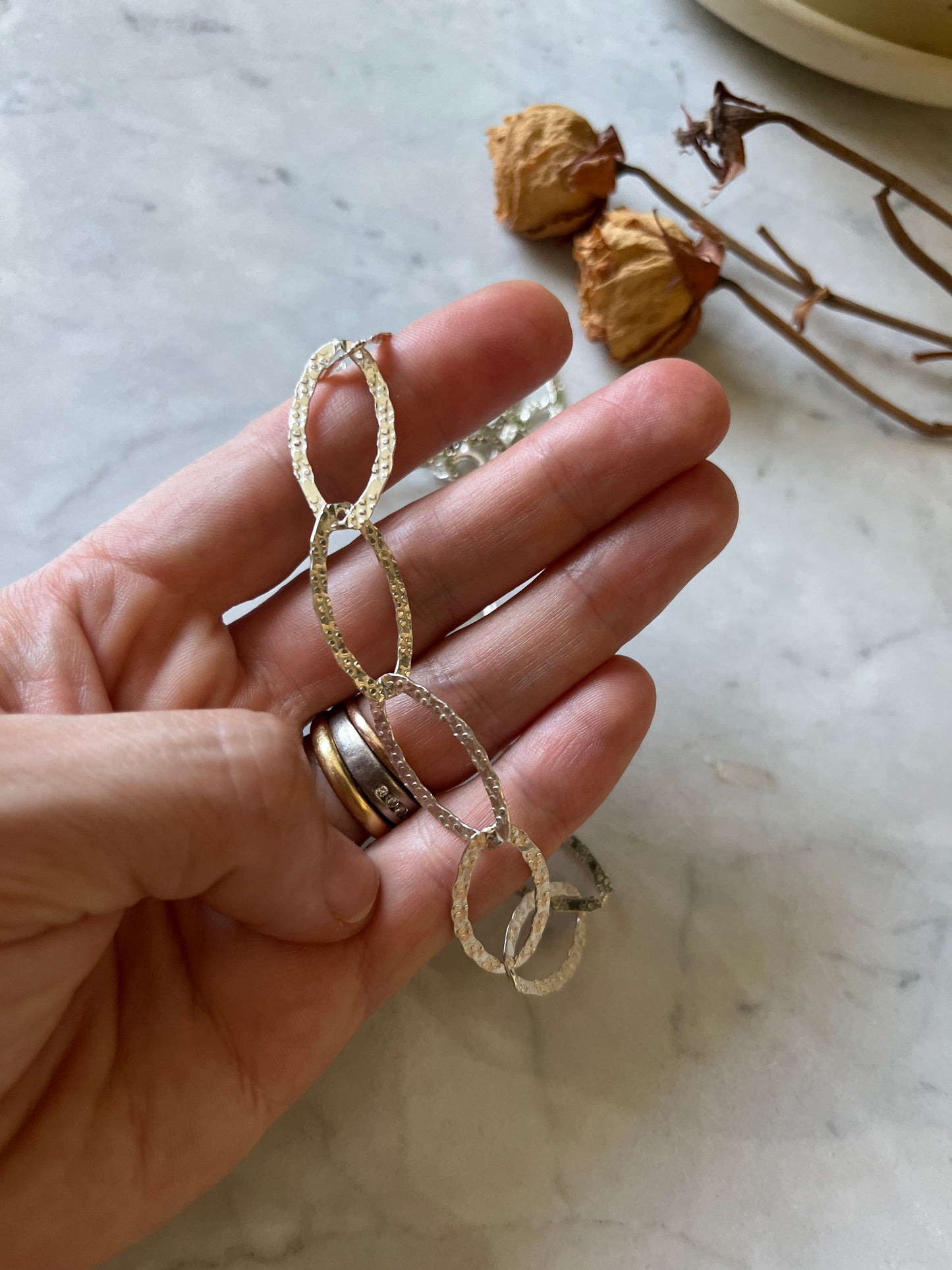 Choker plata