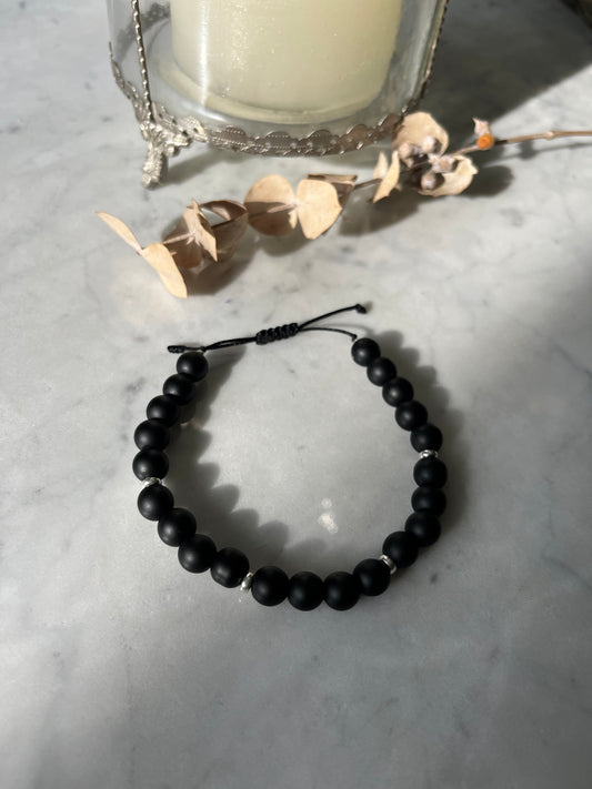 🖤 Pulsera Onix Black mate ellos