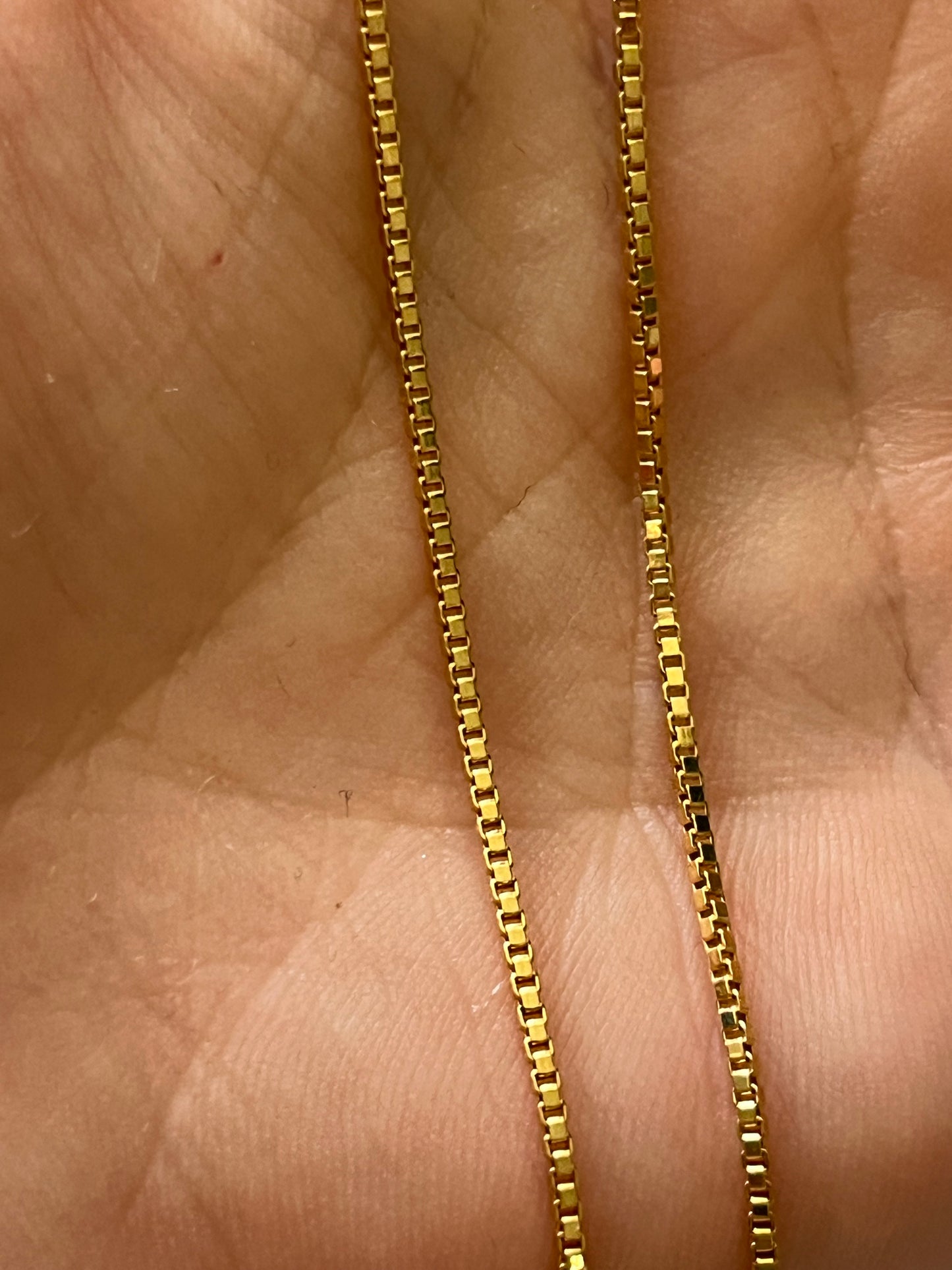 Veneciana baño oro 24k 45cm