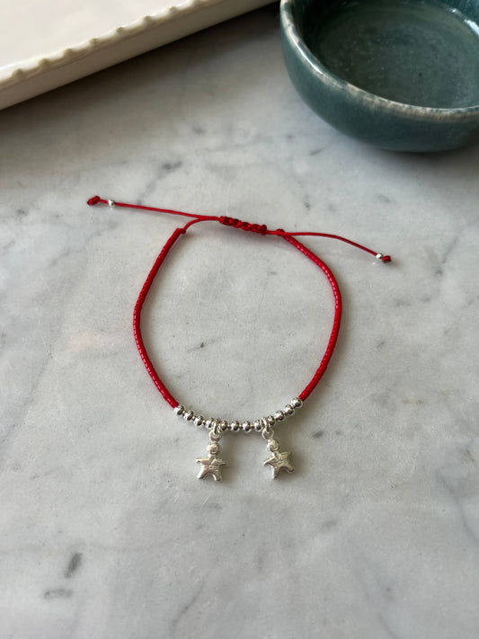 Pulsera hilo rojo Conexión Eterna Mamá e Hijos (2 niños)