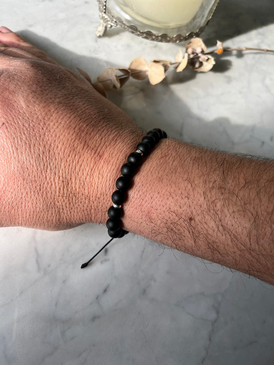 🖤 Pulsera Onix Black mate ellos