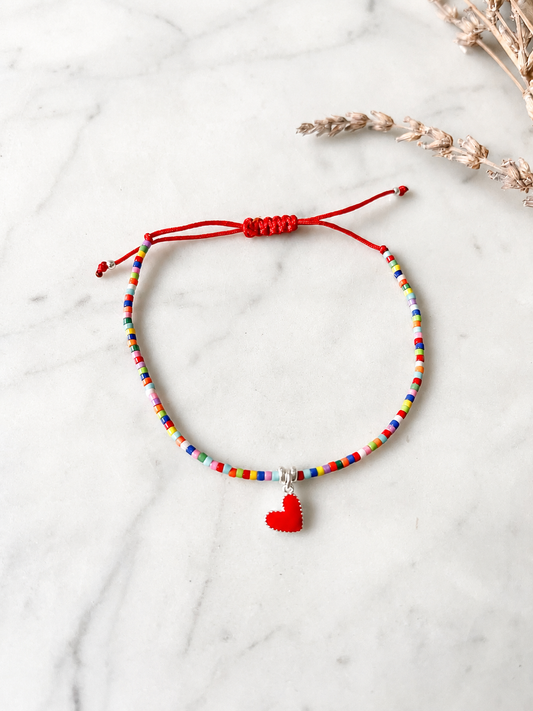 Pulsera hilo rojo  Alegría