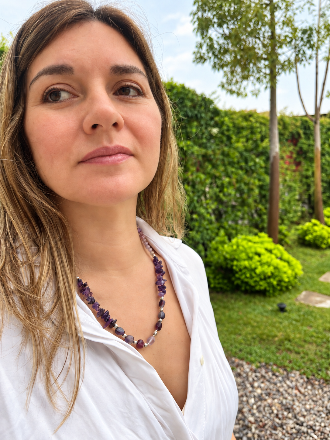 Collar de amatista