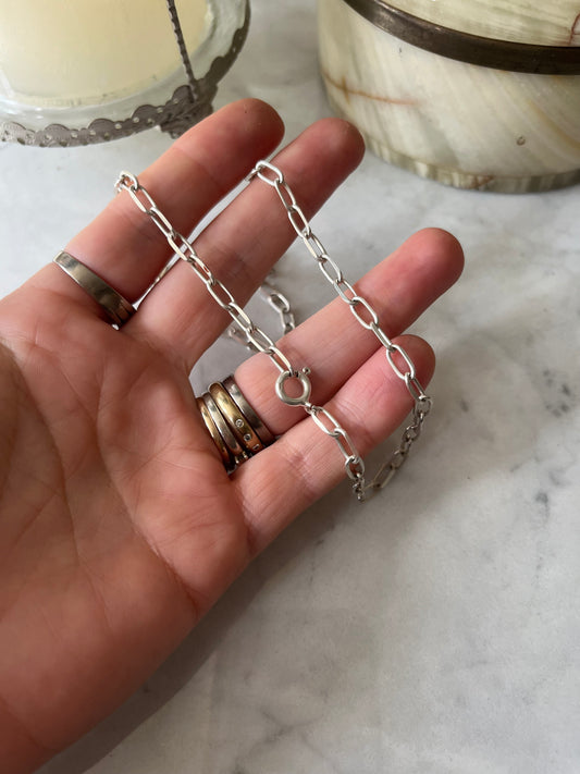 Cadena plata de 54cm