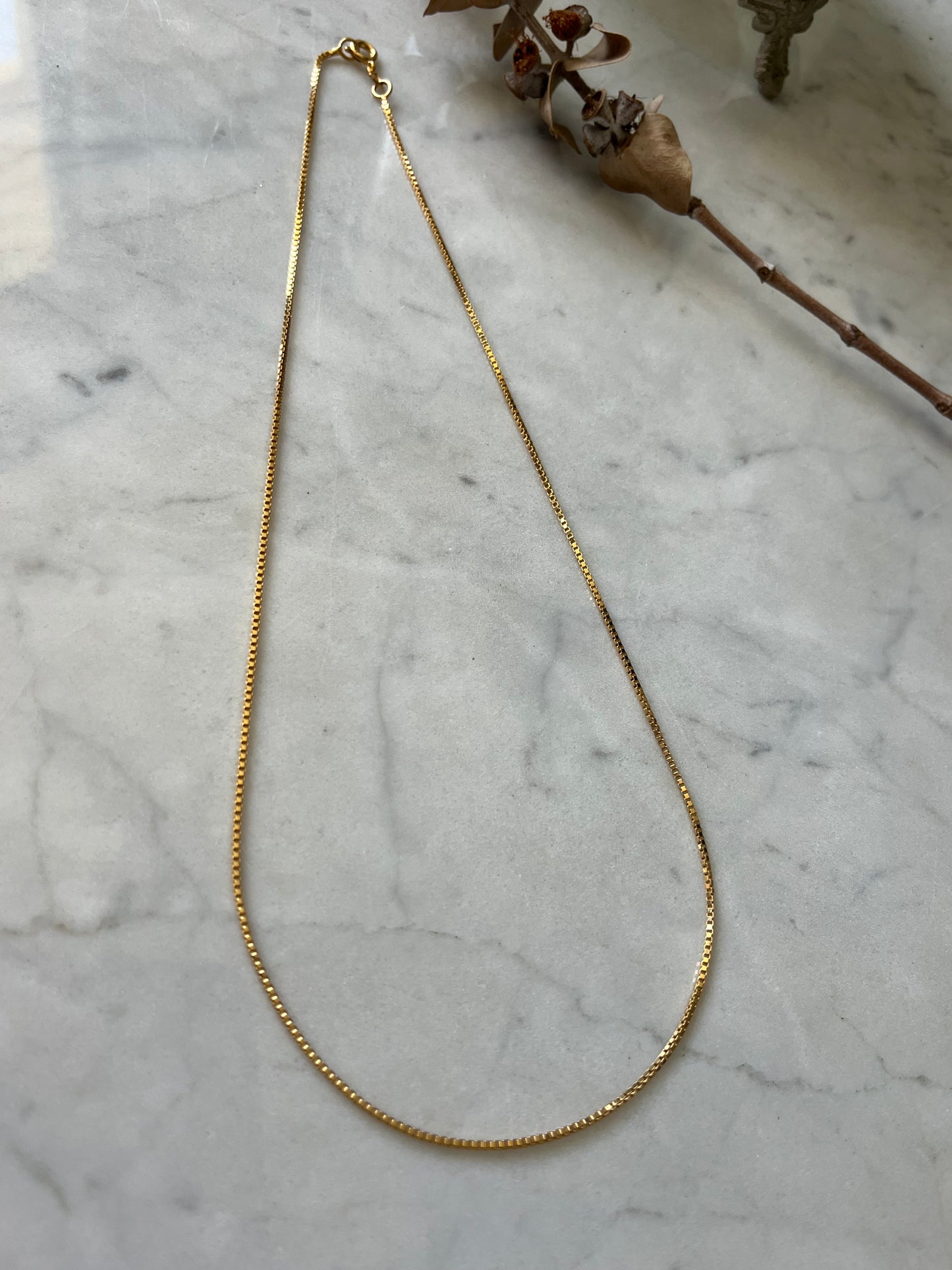 Veneciana baño oro 24k 45cm