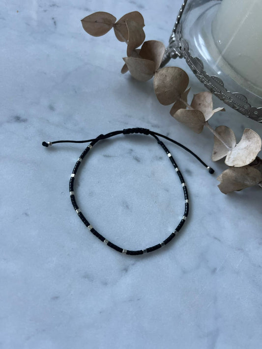 Pulsera Equilibrio Plata & Negro