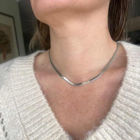 Cadena cina 45cm Plata