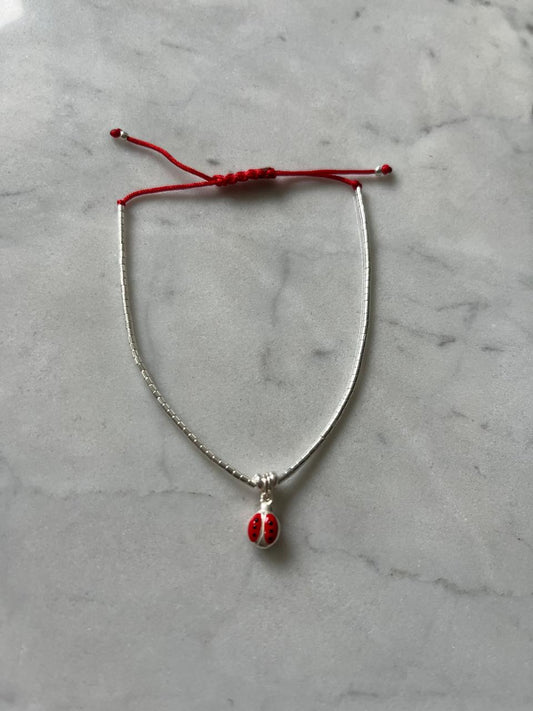 Pulsera chinita plata